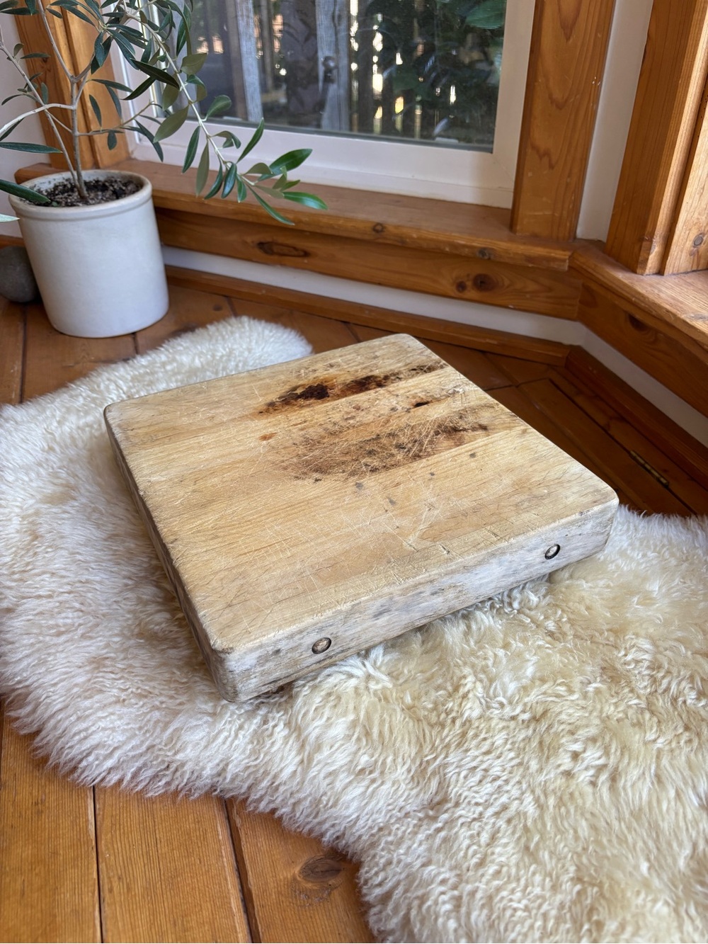 Vintage Rustic Wooden Chopping Board